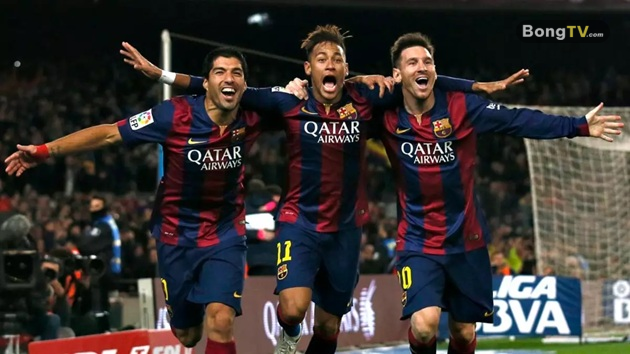 Suarez ở thời đỉnh cao với Barca.