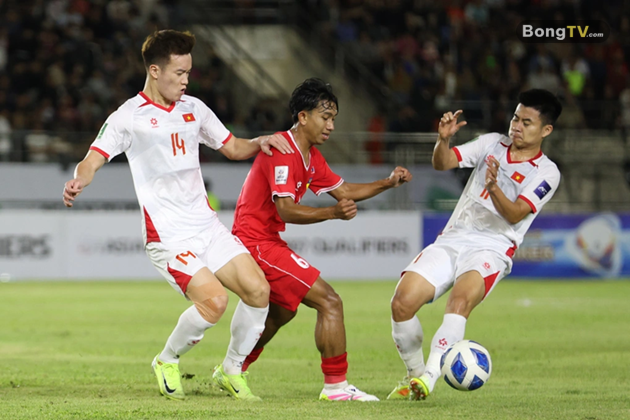 ĐT Việt Nam có trận thắng không dễ dàng trước Lào. Ảnh: AFC