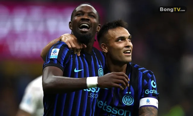 Inter đang dẫn đầu bảng.