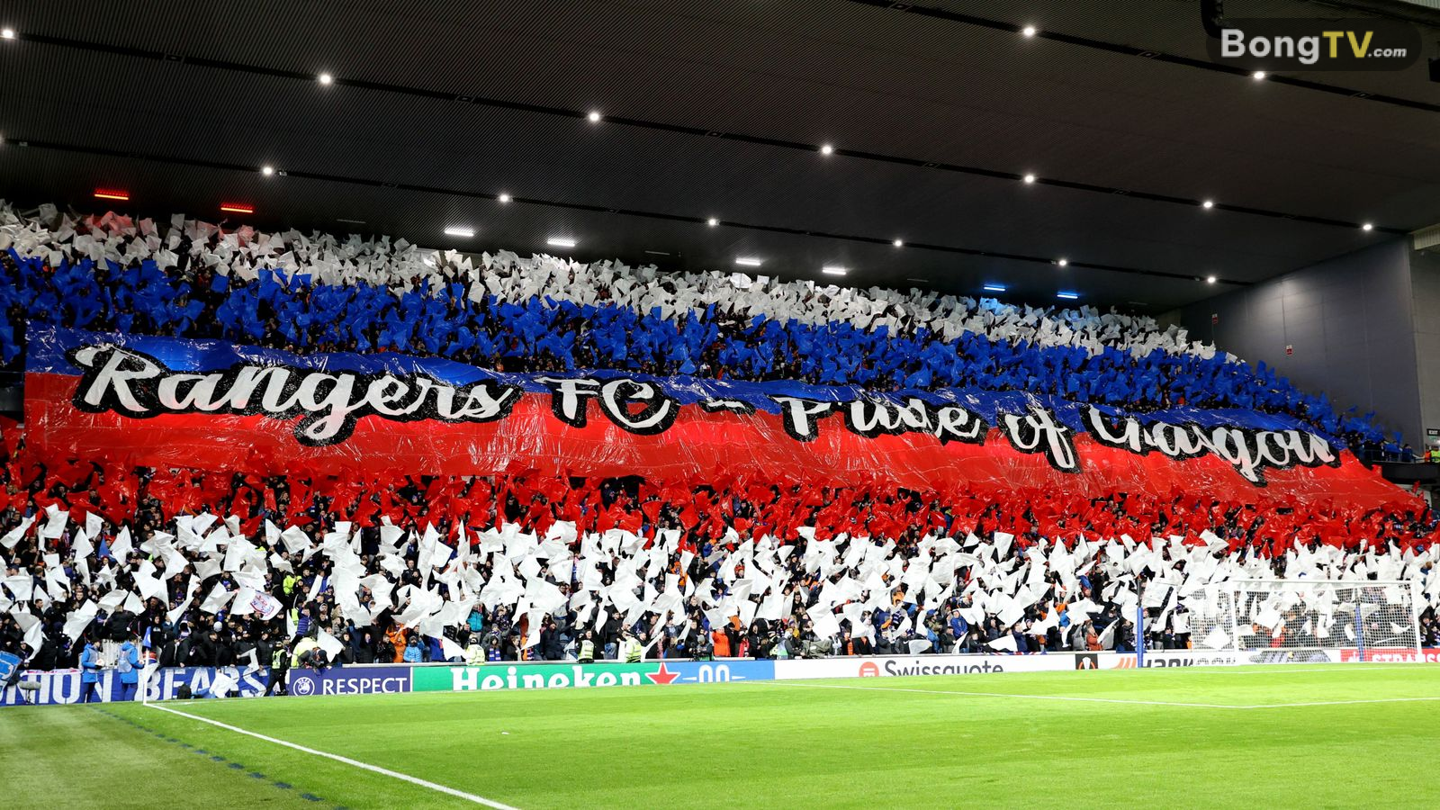 Khán đài chính của sân Ibrox, tượng trưng cho sự uy nghi và truyền thống của Rangers.