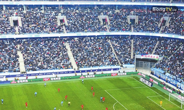Giải Trung Quốc đã thu hút khán giả đến sân.