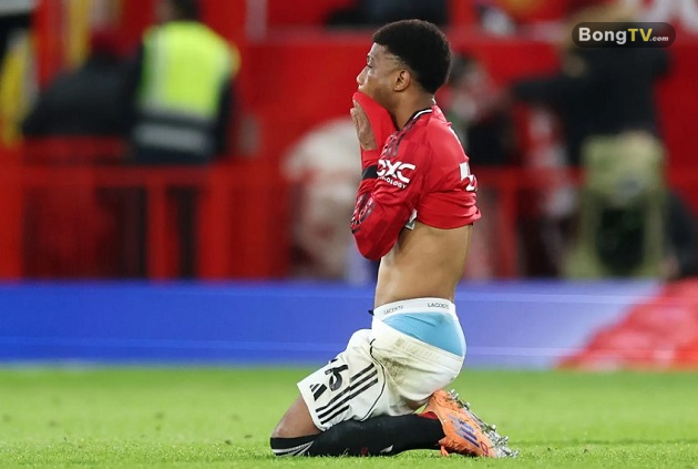 Amad nỗ lực nhưng MU không thể có được 1 điểm.