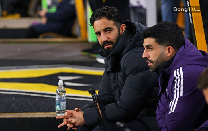 Amorim cùng các học trò vừa giành chiến thắng đậm trước Wolves.