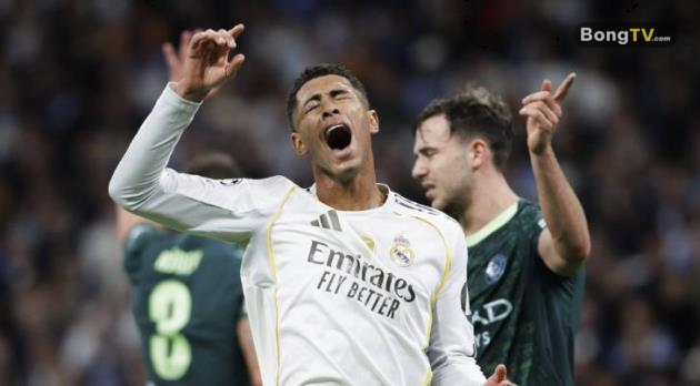 Sự thất vọng hiện rõ lên gương mặt của Bellingham.