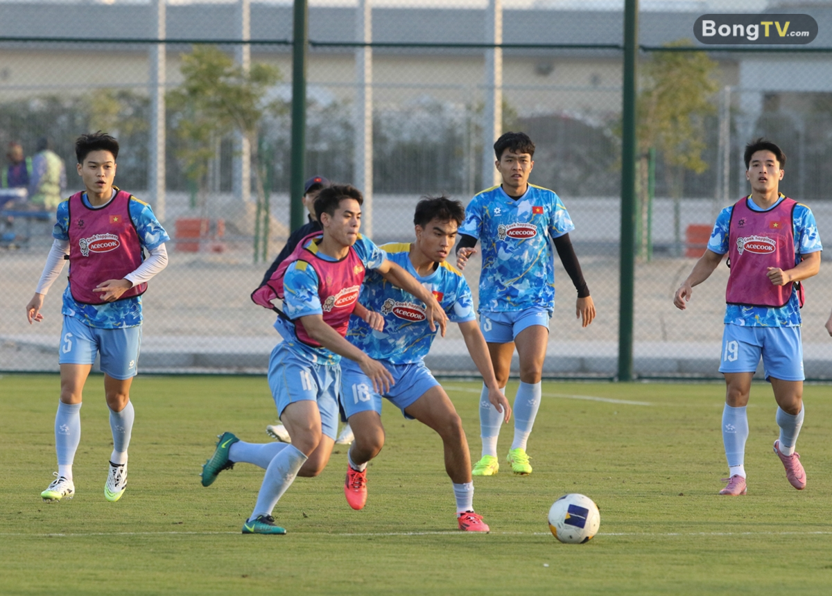 U23 Việt Nam thuộc nhóm thấp bé nhẹ cân tại VCK U23 châu Á 2026. Ảnh: VFF.