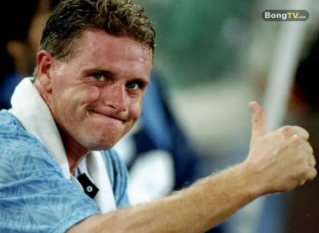 Danh thủ Paul Gascoigne ở Lazio.
