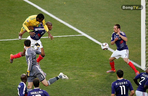 Nam Phi tạo nên cơn địa chấn trước Pháp ở World Cup 2010.