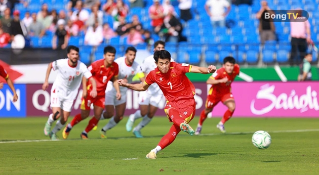 U23 Việt Nam của ông Kim Sang-sik đầy bản lĩnh ở trận đấu với U23 Jordan.