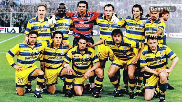 Đội hình Parma ở trận Chung kết UEFA Cup 1999.