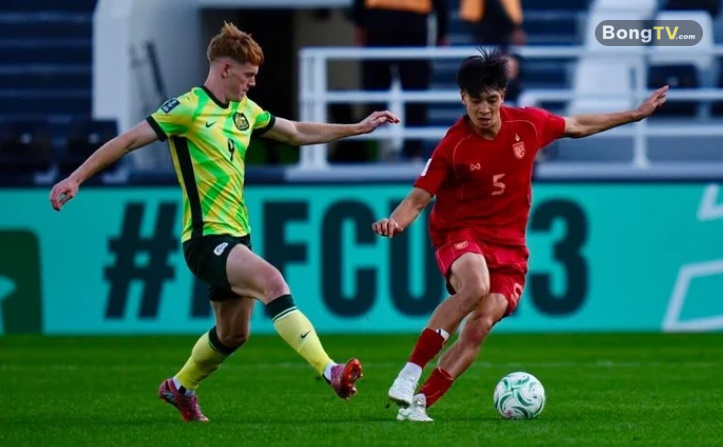 U23 Thái Lan đánh mất lợi thế trước U23 Australia.