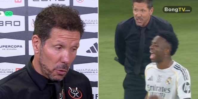 Simeone từ chối tiết lộ cuộc hội thoại giữa ông và Vini.
