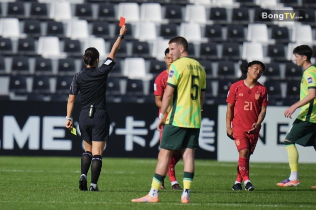 Thẻ đỏ tai hại khiến U23 Thái Lan thua ngược ngày ra quân VCK U23 châu Á.